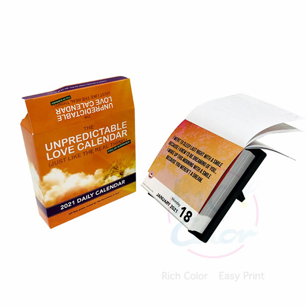 Cad a Dhéanann 365 Lá Féilire Stróicthe Leathanach-A-Lae Ag Priontáil Rogha Chliste do Ghnólachtaí?